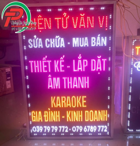 Bảng hiệu đèn Led 12