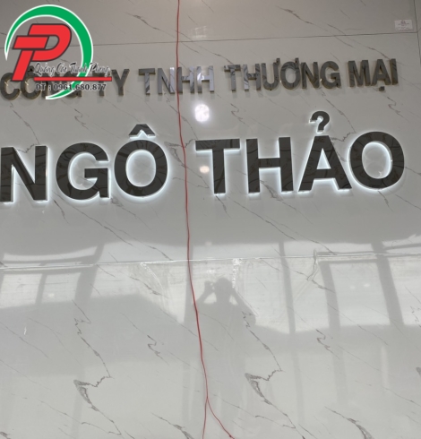 Chữ nổi Công  ty Ngô Thảo