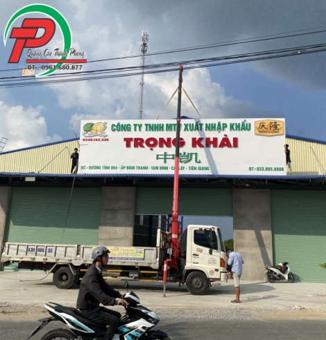 Bảng hiệu quảng cáo công ty Vựa Sầu Riêng