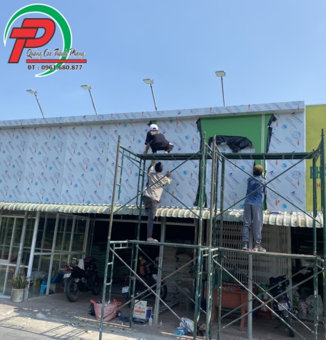 Bảng hiệu alu công ty phân bón