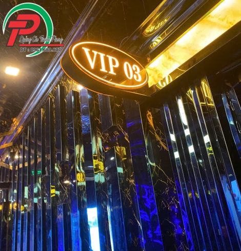 Hộp đèn số phòng karaoke